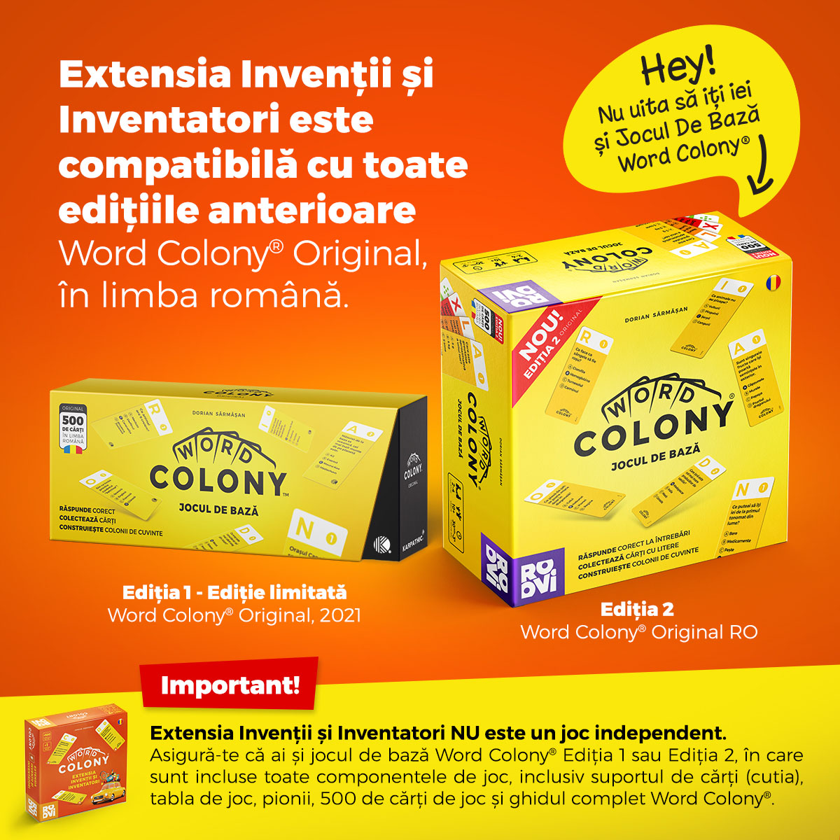 Extensia Word Colony Inventii si inventatori
